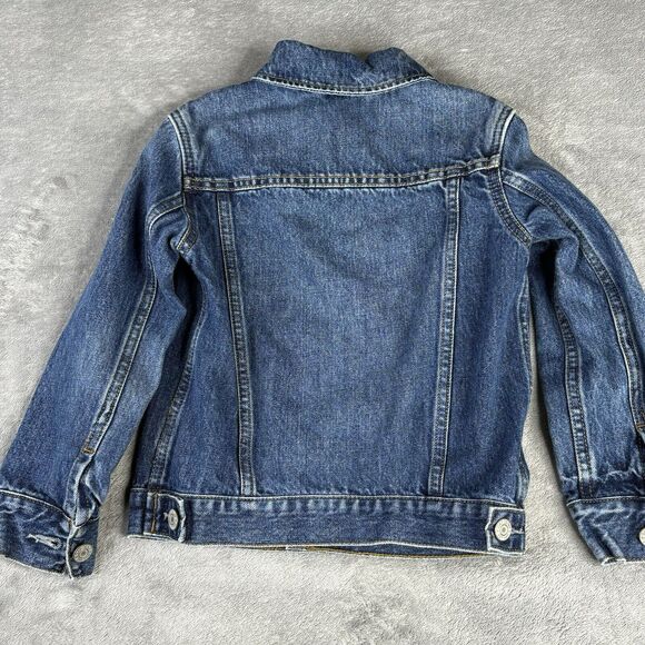 Gap Denim Jean Jacket Toddler Size 5 Button Up Coat - Picture 3 of 11